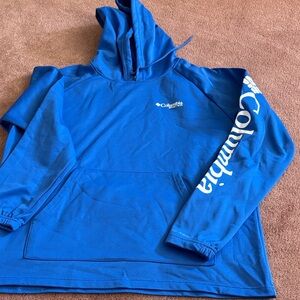 Columbia Vibrant Blue Pullover Hoodie